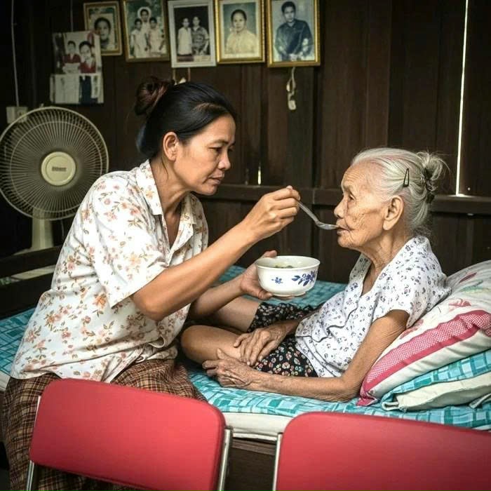 Con dâu cần mẫn chăm sóc mẹ chồng nhưng sức khỏe bà ngày một x;ấ;u đi, tôi lén đặt camera thì phát hiện bí mật động trời.