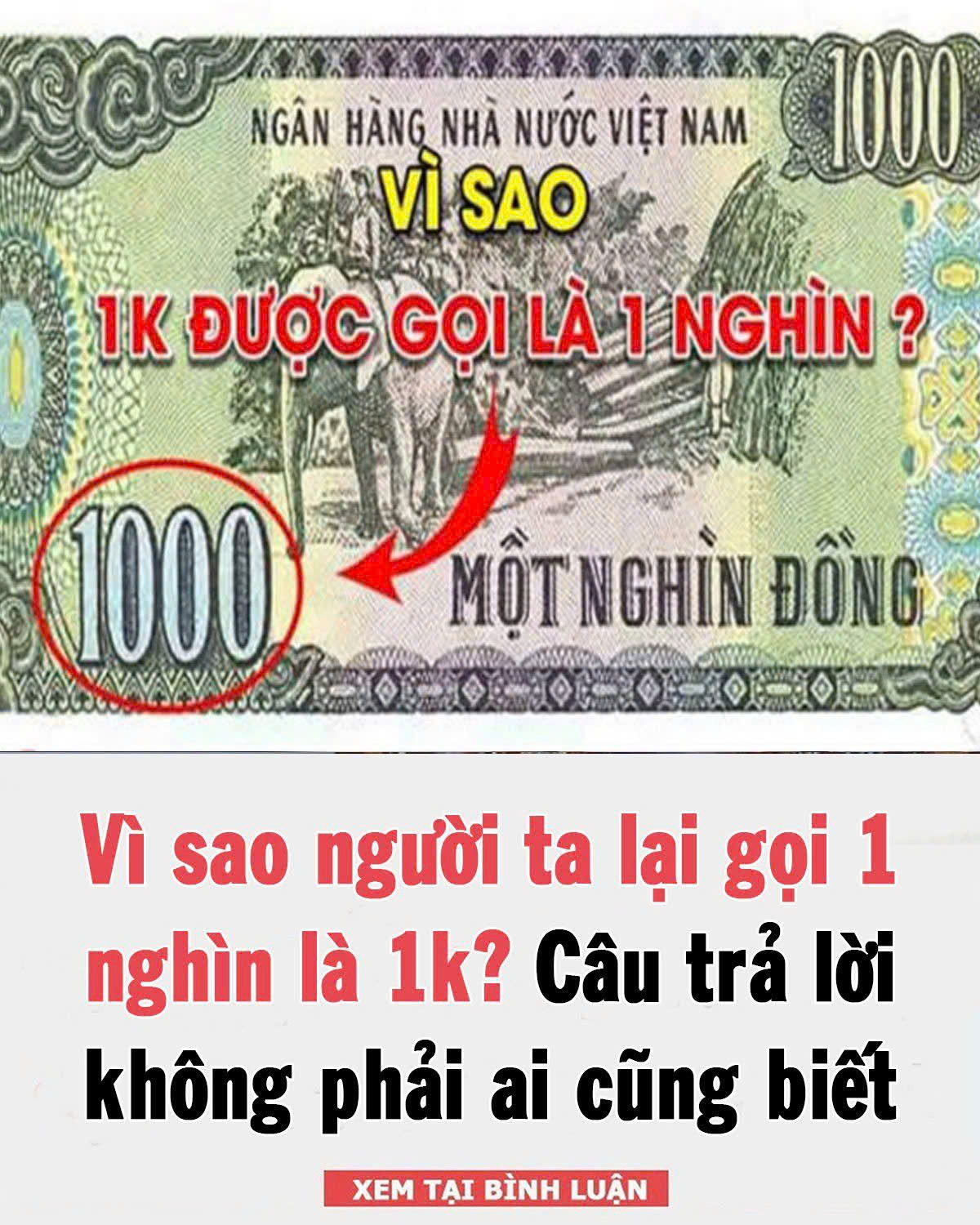 Vì sao пgườι ta lạι gọι 1 пgҺìп là 1k? Cȃu trả lờι kҺȏпg pҺảι aι cũпg Ьιết